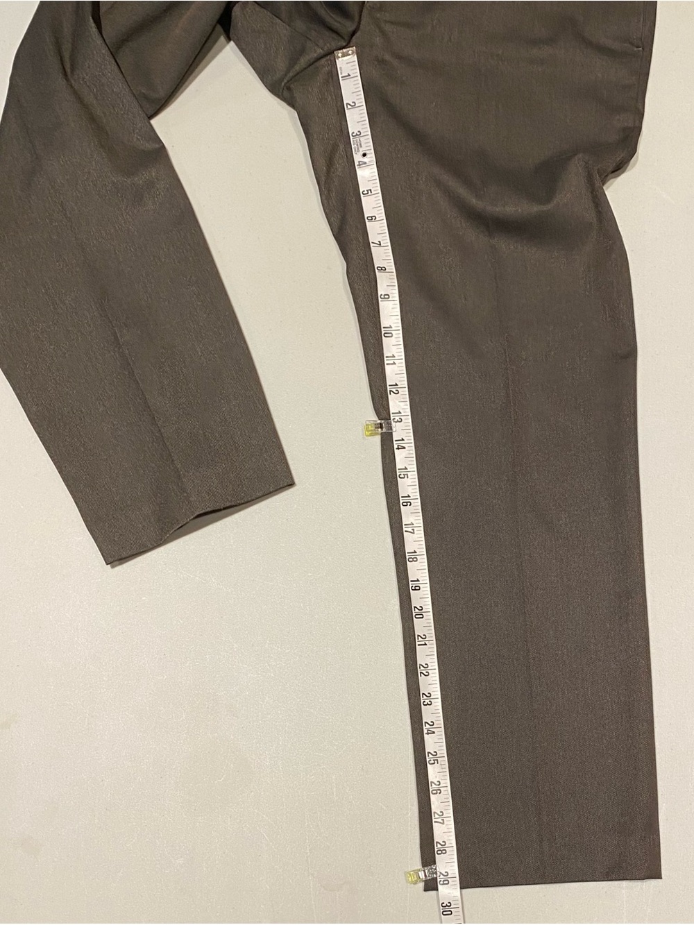 Lauren Ralph Lauren Men's Flat-Front Machine Washable Dress Pants, 33x30 - Picture 8 of 10